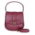 Michael Kors Lillie Medium Leather Messenger Bag- Oxblood