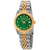 Mathey-Tissot Rolly III Crystal Green Dial Ladies Watch D810BV