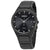 Seiko Solar Black Dial Black PVD Mens Watch SNE243