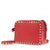 Valentino Small Calfskin Leather Rockstud Crossbody- Red