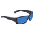 Costa Del Mar Tuna Alley Blue Mirror Polarized Plastic Rectangular Sunglasses TA 01 OBMP