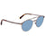 Ermenegildo Zegna Blue Round Mens Sunglasses EZ002615V52