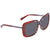 Coach Grey Rectangular Asian Fit Sunglasses HC8237F 551987 57
