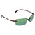 Costa Del Mar Oyster Bay Green Mirror Polarized Plastic Rectangular Sunglasses OYB 10 OGMP
