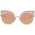 Fendi Eyeshine Pink Flash Cat Eye Ladies Sunglasses FF 0177/S Z5D530J