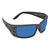 Costa Del Mar Permit Blue Mirror Polarized Plastic Square Sunglasses PT 98 OBMP