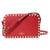 Valentino Small Rockstud Crossbody Bag- Red