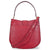 Michael Kors Lillie Medium Leather Shoulder Bag- Maroon