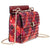 Valentino Medium Rockstud Spike. It Bag- Red Multicolored