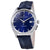 Hamilton Jazzmaster Blue Dial Mens Leather Watch H32451641
