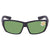 Costa Del Mar Tuna Alley Green Mirror Polarized Plastic Rectangular Sunglasses TA 01 OGMP