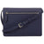 Burberry Small Vintage and Check Crossbody Bag- Regency Blue