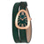 Bvlgari Serpenti Green Dial Double-Twirl Leather Ladies Watch 102726