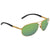 Costa Del Mar Wingman Green Mirror Polarized Plastic Aviator Sunglasses WM 26 OGMP