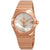 Omega Constellation Silver Dial Rose Gold Mens Watch 123.55.38.21.52.007