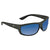 Costa Del Mar Saltbreak Blue Mirror Polarized Plastic Rectangular Sunglasses BK 188 OBMP