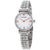 Armani Gianni T-Bar Quartz Crystal White Mother of Pearl Dial Ladies Watch AR11204