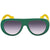 Havaianas Green and Yellow Rectangular Sunglasses RIO/M QPN LS 54