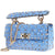 Valentino Small Patent Rockstud Spike Bag- Angel Blue