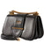 Prada Sidonie Leather Shoulder Bag- Black