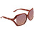 Gucci Red Brick Square Ladies Sunglasses GG0505S001