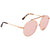 Tom Ford Simone Light Pink Round Ladies Sunglasses FT0571 28G