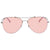 Gucci Pink Aviator Ladies Sunglasses GG0500S008