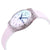 Swatch Ultrarose Quartz White Dial White Silicone Ladies Watch GE714