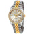 Rolex Datejust Silver Dial Automatic Stainless Steel and 18 Carat Yellow Gold Ladies Watch 116243SJDJ