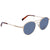 Ermenegildo Zegna Blue Round Mens Sunglasses EZ008928V50