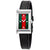 Gucci G-Frame Green-Red Mother of Pearl Dial Ladies Leather Watch YA147403