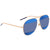 Dior Split Blue Mirror Aviator Unisex Sunglasses DIORSPLIT2 000/KU 59