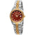 Mathey-Tissot Rolly III Crystal Brown Dial Ladies Watch D810BM