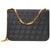 Burberry Medium Quilted Monogram Lambskin TB Bag- Black