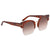 Tom Ford SAVANNAH Gradient Brown Oversized Ladies Sunglasses FT0552-53F