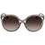 Chloe Brown Grey Gradient Round Sunglasses CE738S 035 57
