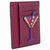 Tory Burch Martini Applique Square Card Case - Imperial Garnet