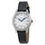 Montblanc Boheme Silver Dial Black Leather Ladies Watch 111206