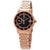 S Coifman Black Dial Rose Gold-plated Ladies Watch SC0339