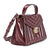 Michael Kors Whitney Medium Quilted Leather Satchel- Oxblood