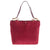 Tory Burch Farrah Suede Tote- Exotic Red