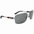 Burberry Acoustic Check Plaque Sunglasses - Gunmetal/Grey