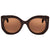 Fendi Peekaboo Brown Mirror Geometric Ladies Sunglasses FF 0265/S 09Q/LC -52