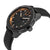Movado Bold Black Dial Black Leather Mens Watch 3600478