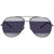 Dior Split Silver, Grey Mirror Aviator Unisex Sunglasses DIORSPLIT1 KJ1/IR 59