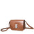Burberry Small Leather TB Bag- Malt Brown