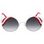 Fendi Waves Grey Gradient Round Ladies Sunglasses FF 0248/S VK6/9O -53