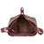 Michael Kors Pebbled Leather Bucket Bag- Oxblood