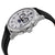 S Coifman Chronograph Silver Dial Black Leather Mens Watch SC0241