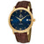 Omega De Ville Prestige Blue Dial Automatic Mens Leather Watch 424.53.40.20.03.002